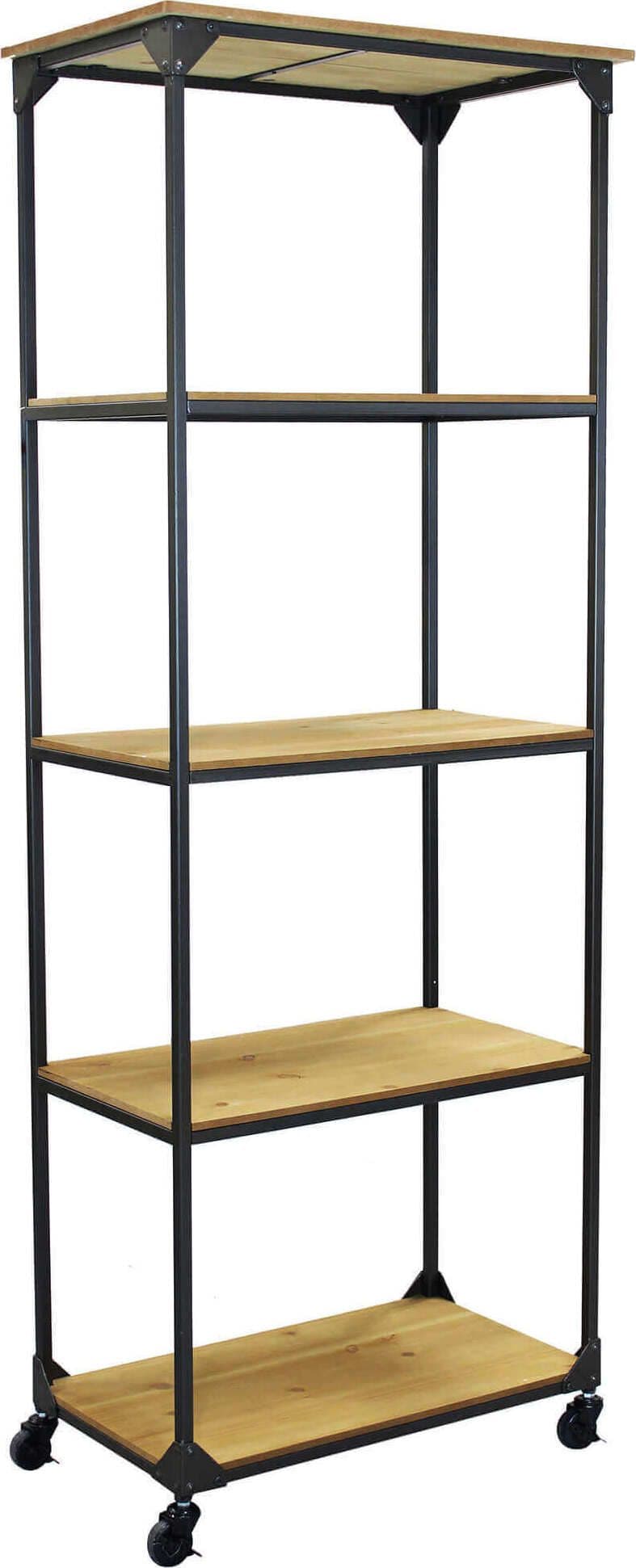 RUBI---libreria-industrial-Marrone-Milani-Home