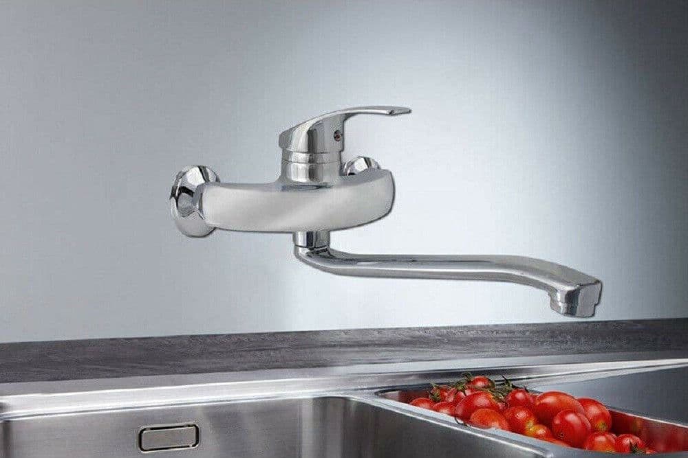 Rubinetto A Parete Miscelatore 2 Fori A Muro Per Lavello Da Cucina Cromato 52335 Casa, arredamento e bricolage > Cucina > Rubinetti Cucina Trade Shop italia - Napoli, Commerciovirtuoso.it