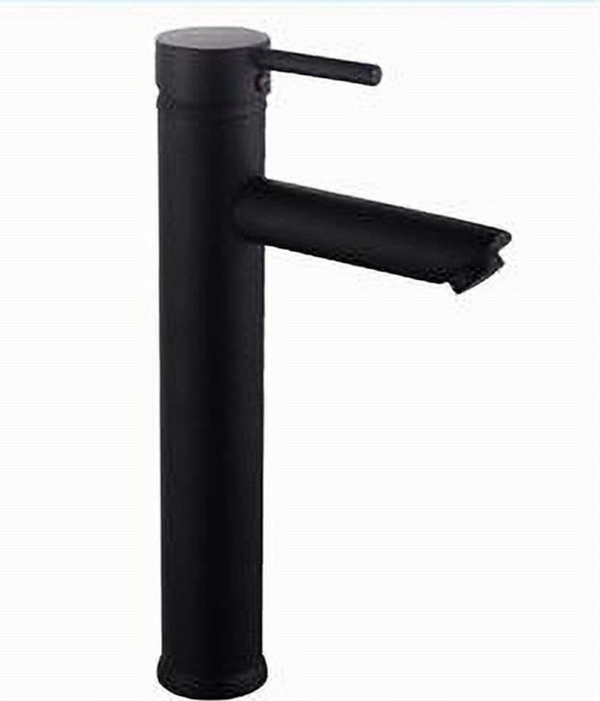 RUBINETTO BAGNO MODERNO NERO OPACO MISCELATORE ORIENTABILE LAVABO CANNA ALTA 87393 in Rubinetti per lavandini bagno Trade Shop italia - Napoli, commercioVirtuoso.it