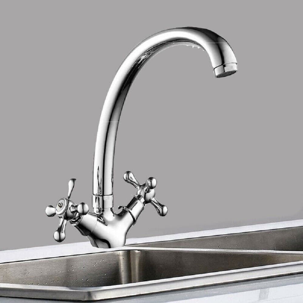 Rubinetto Cucina Lavabo Monoforo Ottone Cromato Lucido Miscelatore Doppio Comando Casa, arredamento e bricolage > Cucina > Rubinetti Cucina Trade Shop italia - Napoli, Commerciovirtuoso.it
