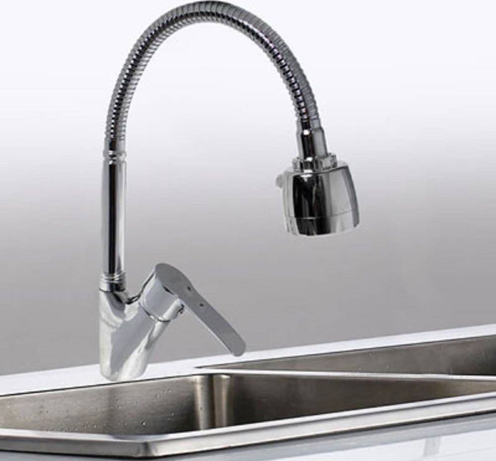 Rubinetto Lavello Cucina Monocomando Doccetta Doppio Getto Ottone Cromato 52342 Casa, arredamento e bricolage > Cucina > Rubinetti Cucina Trade Shop italia - Napoli, Commerciovirtuoso.it