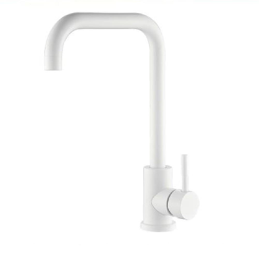 Rubinetto Miscelatore Bianco Per Lavello Da Cucina Satinato A Foro Singolo 79829 Fai da te/Attrezzature per cucine e bagni/Impianti per la cucina/Rubinetti da cucina/Rubinetti per lavelli da cucina Trade Shop italia - Napoli, Commerciovirtuoso.it