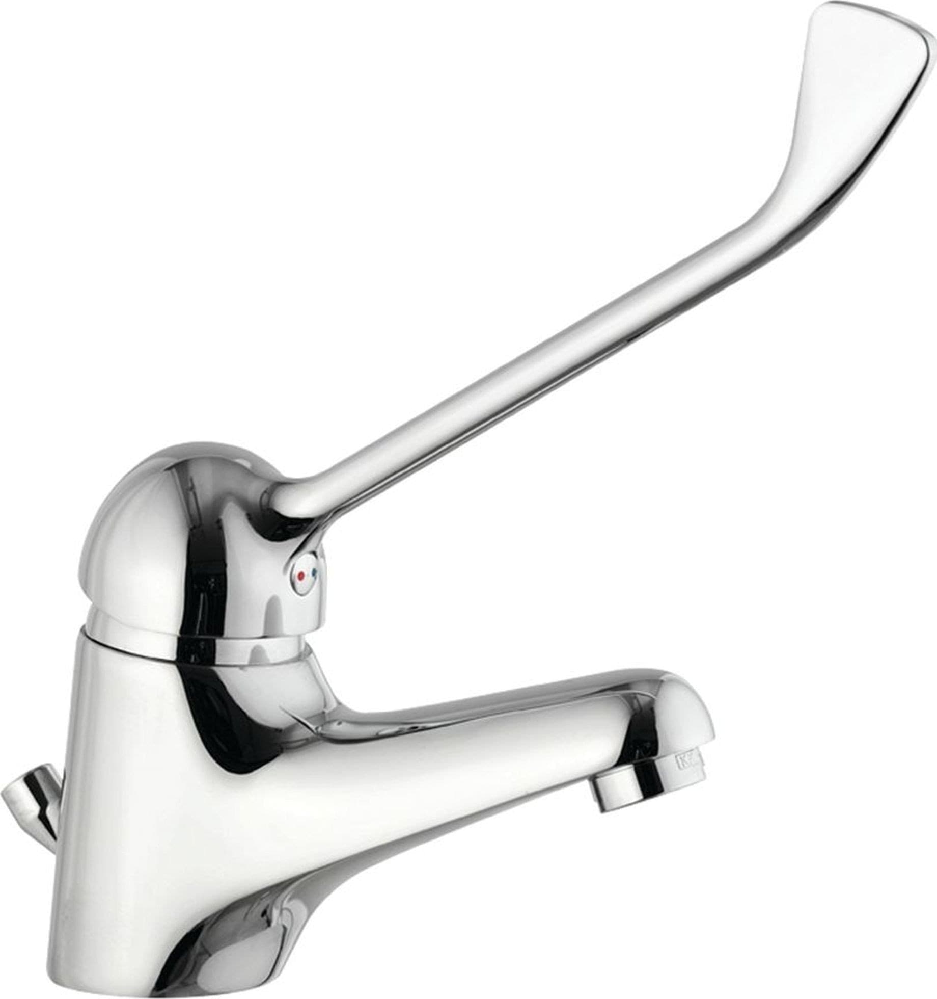 RUBINETTO MISCELATORE LAVANDINO COMANDO A GOMITO LEVA LUNGA CLINICA RISTORANTE Fai da te/Attrezzature per cucine e bagni/Attrezzature per bagni/Rubinetti per lavandini bagno Trade Shop italia - Napoli, Commerciovirtuoso.it