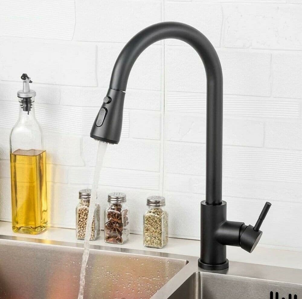 Rubinetto Miscelatore Monocomando Cucina Con Doccetta Estraibile Nero 79571 Casa, arredamento e bricolage > Cucina > Rubinetti Cucina Trade Shop italia - Napoli, Commerciovirtuoso.it