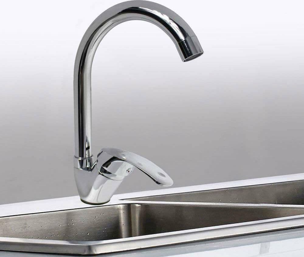 Rubinetto Per Lavello Da Cucina A Canna Alta Miscelatore In Ottone Cromato 52334 Fai da te/Attrezzature per cucine e bagni/Impianti per la cucina/Rubinetti da cucina/Rubinetti per lavelli da cucina Trade Shop italia - Napoli, Commerciovirtuoso.it
