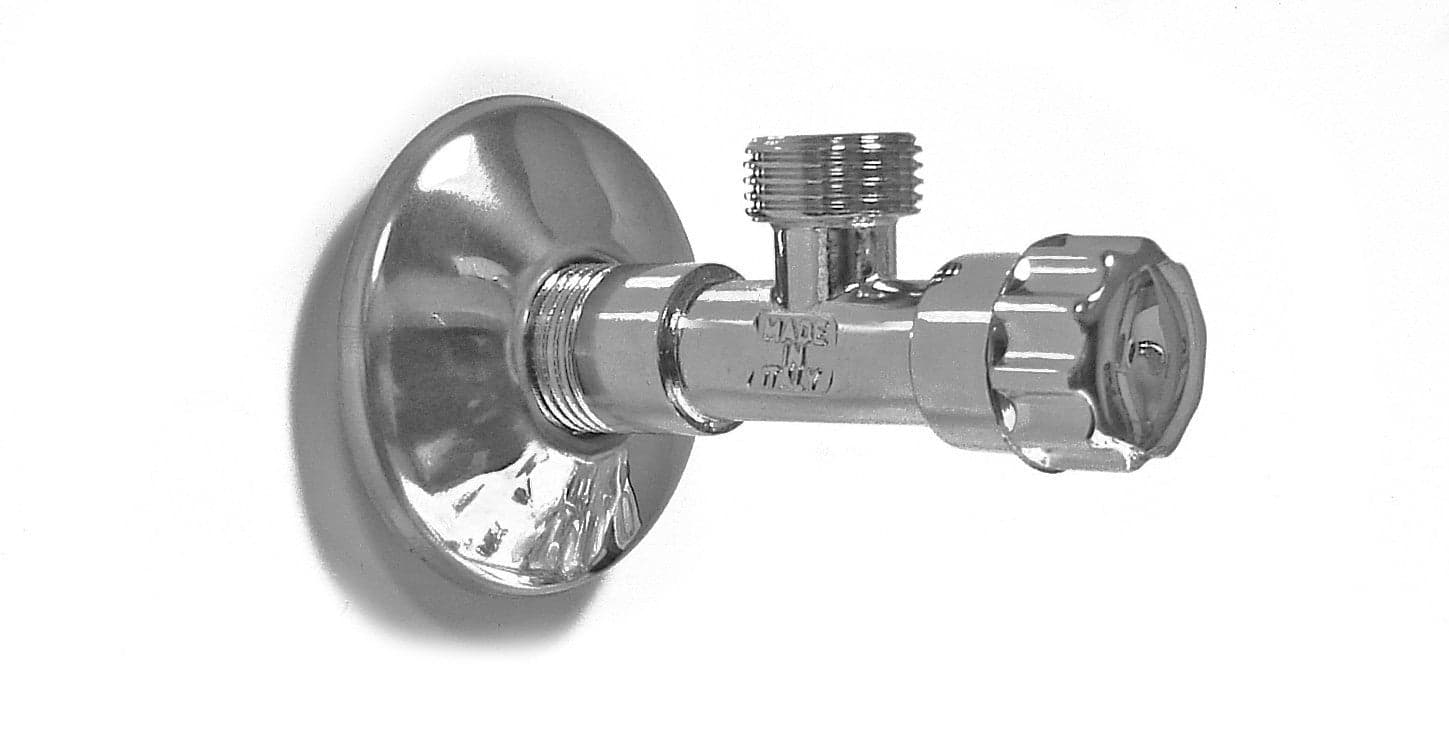 Rubinetto per sottolavabo da 1/2 x 1/2, in ottone pesante in Rubinetti per lavandini bagno BagnoClic.it - Pregnana Milanese, commercioVirtuoso.it