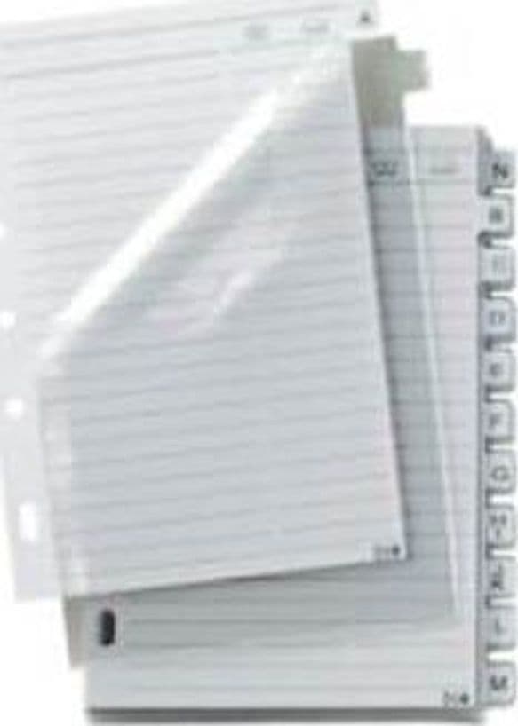 Rubrica A-Z Telex 3 e Combi 2000 - 15 x 21 cm - Sei rota Cancelleria e prodotti per ufficio/Archivio ufficio e accessori per scrivania/Modulistica e conservazione registri/Libri e registri contabili Eurocartuccia - Pavullo, Commerciovirtuoso.it