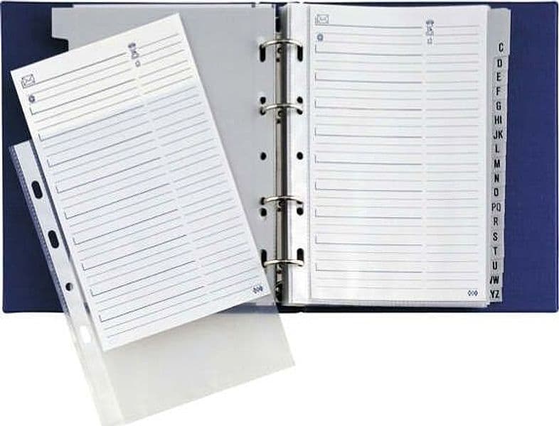 Rubrica Telex 4 - A5 - blu - 4 anelli - dorso 25mm - Sei Rota Cancelleria e prodotti per ufficio/Archivio ufficio e accessori per scrivania/Modulistica e conservazione registri/Libri e registri contabili Eurocartuccia - Pavullo, Commerciovirtuoso.it