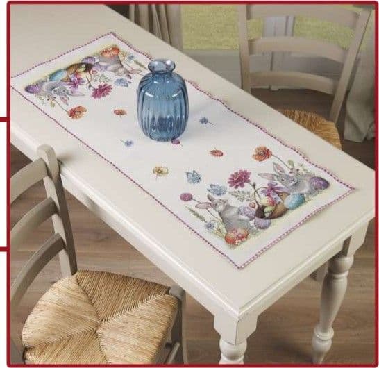 Runner BUTTERFLY in gobelin 40×100 cm – 47×140 cm – Maè – Via roma 60 in Runner Falco Biancheria - Parete, commercioVirtuoso.it