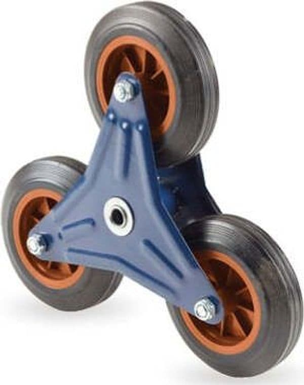 Ruota tris per carrello trasporto scale - Garden Friend Fai da te/Prodotti per la costruzione/Prodotti per il trasporto materiali/Attrezzature per il trasporto di materiali/Carrelli di servizio Eurocartuccia - Pavullo, Commerciovirtuoso.it