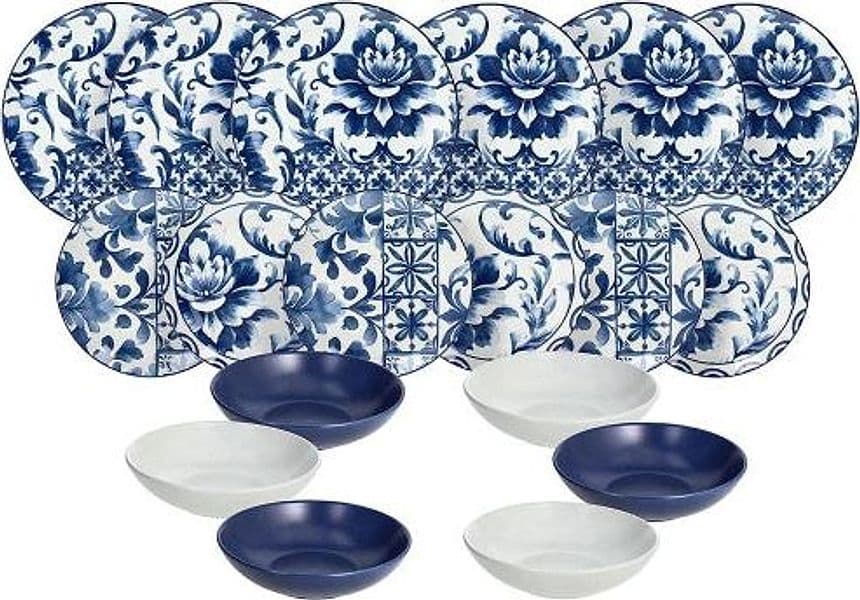 Servizio piatti 18 pezzi Ortigia Porcellana Blu in Autocategorizzazione Più Di Più Ideas - Casalnuovo di Napoli, commercioVirtuoso.it