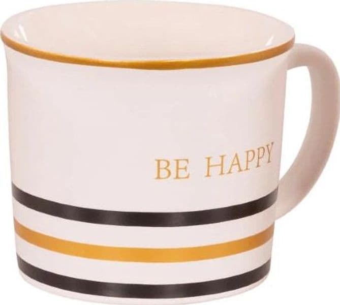 Mug Be Happy 370 ml in Autocategorizzazione Più Di Più Ideas - Casalnuovo di Napoli, commercioVirtuoso.it