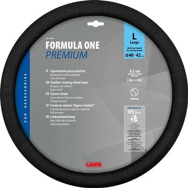 Formula One, coprivolante in poliestere - L - Ø 40/42 cm in Autocategorizzazione Più Di Più Ideas - Casalnuovo di Napoli, commercioVirtuoso.it
