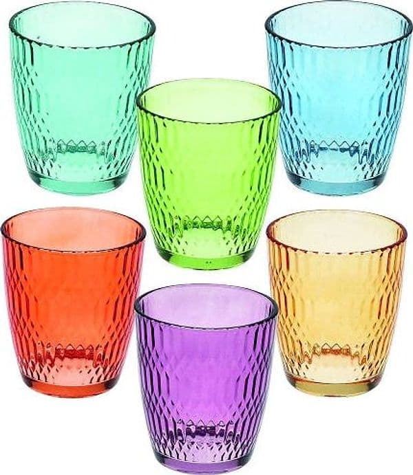 Set 6 Bicchieri 310 cc Seoul Multicolor in Autocategorizzazione Più Di Più Ideas - Casalnuovo di Napoli, commercioVirtuoso.it