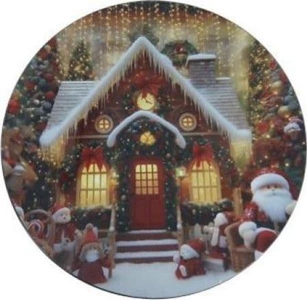 SOTTOPIATTO CHRISTMAS DECORO CASETTA INNEVATA in Sottopiatti Più Di Più Ideas - Casalnuovo di Napoli, commercioVirtuoso.it