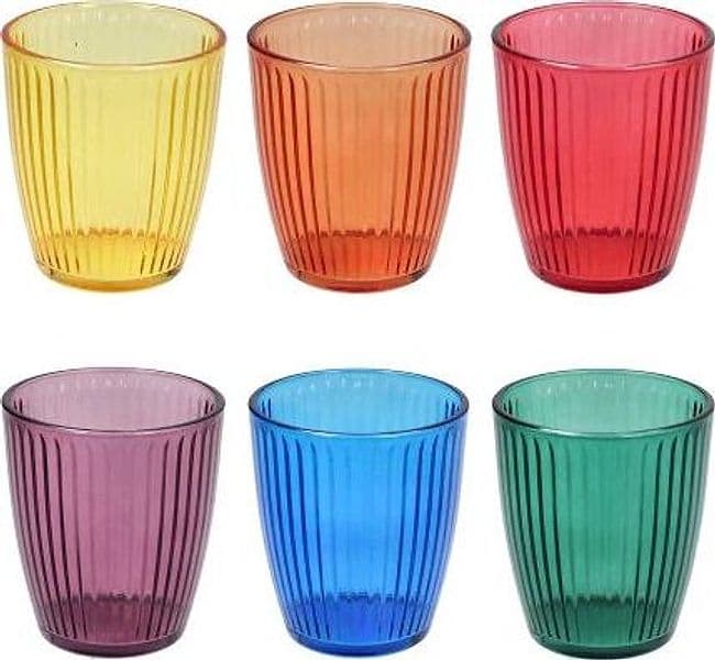 Confezione 6 bicchieri 320 cc Panama Multicolor in Autocategorizzazione Più Di Più Ideas - Casalnuovo di Napoli, commercioVirtuoso.it