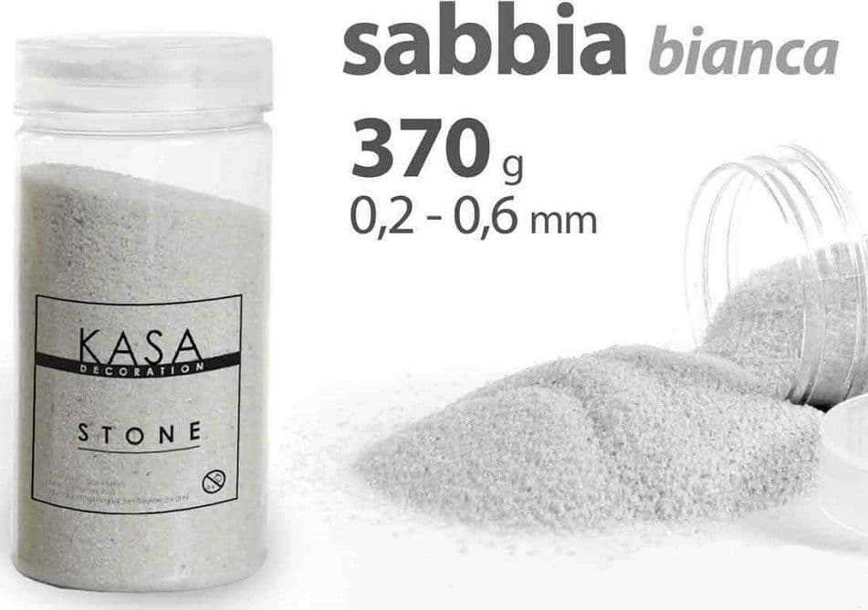 Sabbia Decorative Vaso Piante Lavoretti Decoupage 370gr Bianca 0.2-0.6 Mm 735622 Giardino e giardinaggio/Decorazioni per il giardino/Stagni e giardini acquatici/Ciottoli Trade Shop italia - Napoli, Commerciovirtuoso.it