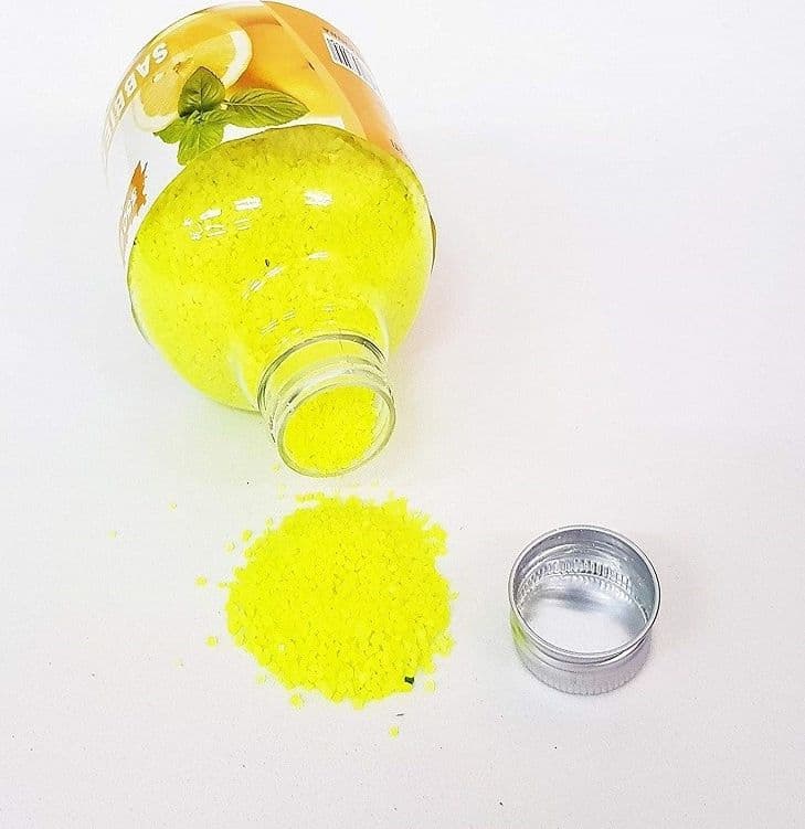 SABBIA PROFUMATA DECORATIVA GRANULARE 350GR GIALLO LIMONE COMPOSIZIONE CENTROTAVOLA