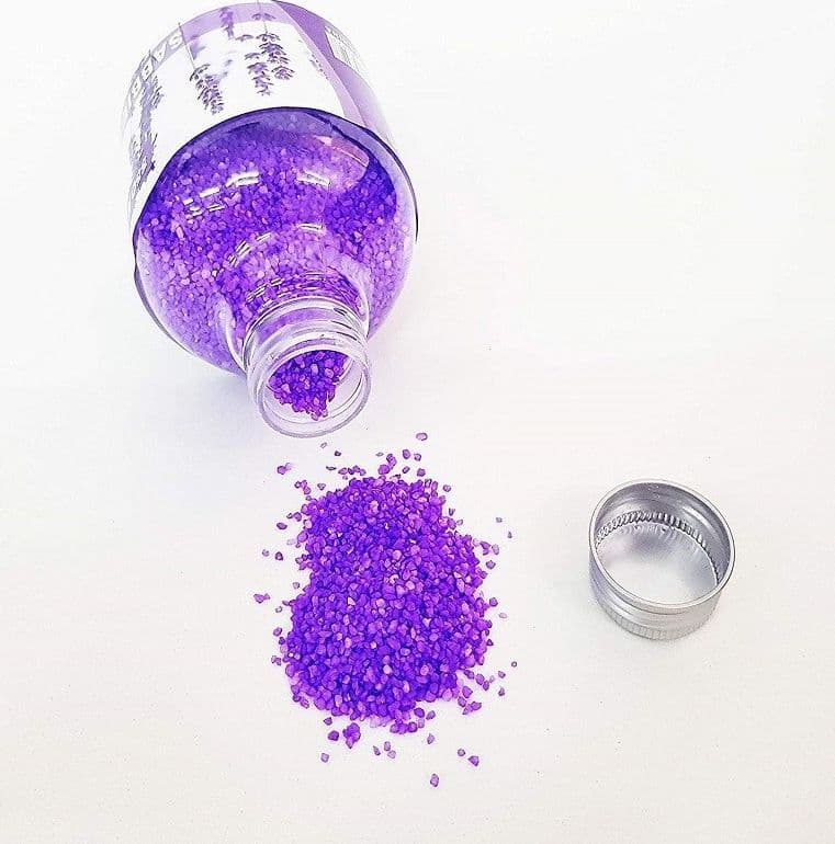 Sabbia-Profumata-Decorativa-Granulare-350gr-Lavanda-Viola-Composizione-Centrotavola