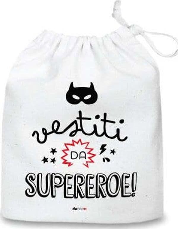 Sacca organizer Dudecor Vestiti Supereroe Moda/Valigie borse e accessori da viaggio/Zaini/Zainetti per bambini Scontolo.net - Potenza, Commerciovirtuoso.it