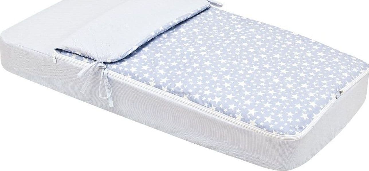 Sacca Piumone I/V Star Azzurro 60X120X3 Cm Casa e cucina/Tessili per la casa/Biancheria per culle e lettini/Biancheria bimbi/Piumini La Casa Del Bebè - Napoli, Commerciovirtuoso.it