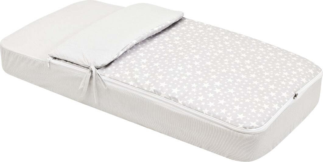Sacca Piumone I/V Star Grigio 60X120X3 Cm Casa e cucina/Tessili per la casa/Biancheria per culle e lettini/Biancheria bimbi/Piumini La Casa Del Bebè - Napoli, Commerciovirtuoso.it