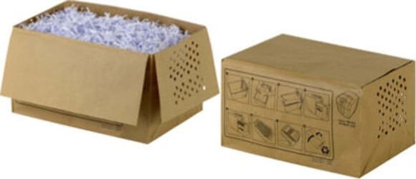 Sacchi per distruggidocumenti - fino a 26 L - carta riciclabile - Rexel - conf. 20 pezzi Cancelleria e prodotti per ufficio/Elettronica per ufficio/Accessori/Accessori per distruggidocumenti Eurocartuccia - Pavullo, Commerciovirtuoso.it