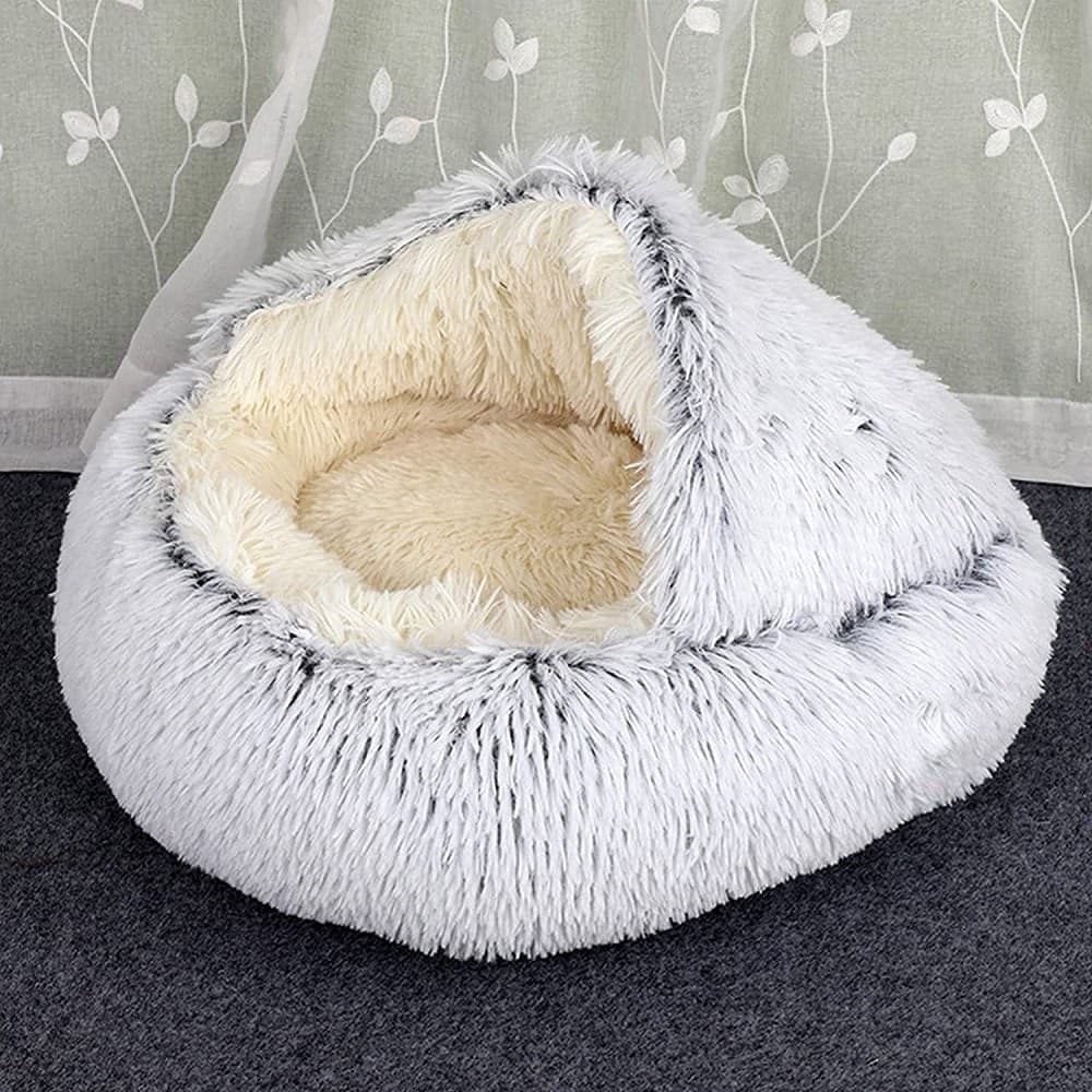 Sacco A Pelo Semi Chiuso Pelliccia Sintetica Morbido Per Gatti Cani Grigio 50cm Prodotti per animali > Prodotti per Cani > Cucce Trade Shop italia - Napoli, Commerciovirtuoso.it