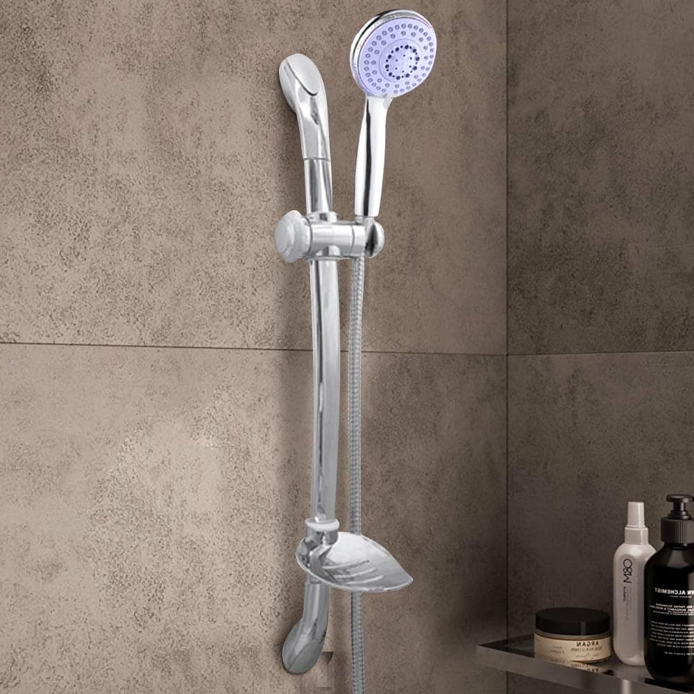 Saliscendi Con Soffione Doccia 3 Funzioni Getti Asta 67 Cm Cromato Bagno Vasca Accessori Doccia Trade Shop italia - Napoli, Commerciovirtuoso.it