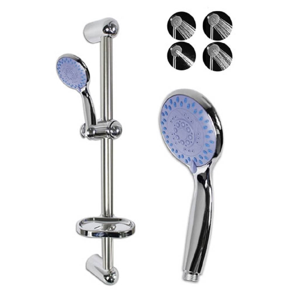 Saliscendi Doccia Bagno Con Portasapone E Soffione Doccetta Multigetto Blu 69134 Accessori Doccia Trade Shop italia - Napoli, Commerciovirtuoso.it