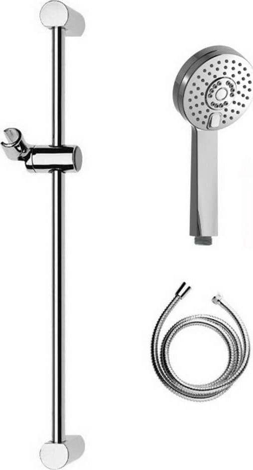 Saliscendi Doccia Completo Acciaio Inox Cromato Serie Simply_Flat Touch 60 Cm Ø 18 Mm Arca Concept in Sistemi saliscendi per vasche da bagno e docce Arca Concept - Brescia, commercioVirtuoso.it