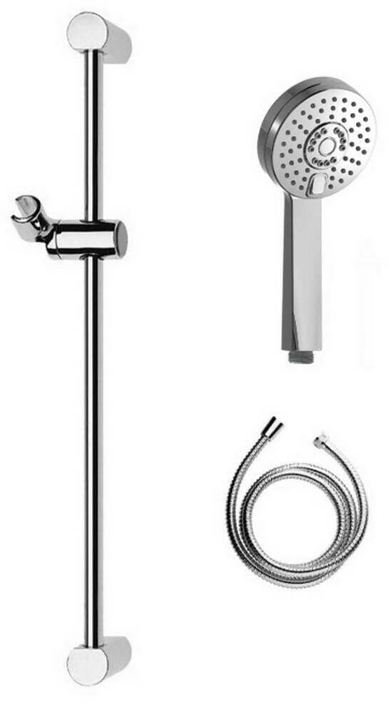 Saliscendi Doccia Completo Acciaio Inox Cromato Serie Simply_Flat Touch 60 Cm Ø 18 Mm Arca Concept in Sistemi saliscendi per vasche da bagno e docce Arca Concept - Brescia, commercioVirtuoso.it