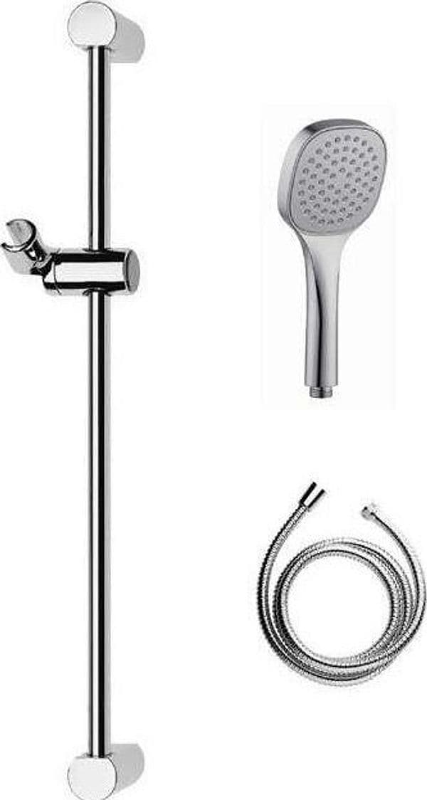 Saliscendi Doccia Completo Acciaio Inox Cromato Serie Simply_Mystic 60 Cm Ø 18 Mm Arca Concept in Sistemi saliscendi per vasche da bagno e docce Arca Concept - Brescia, commercioVirtuoso.it