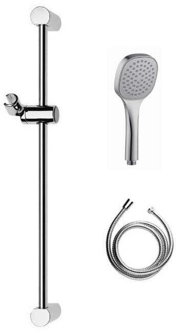 Saliscendi Doccia Completo Acciaio Inox Cromato Serie Simply_Mystic 60 Cm Ø 18 Mm Arca Concept in Sistemi saliscendi per vasche da bagno e docce Arca Concept - Brescia, commercioVirtuoso.it