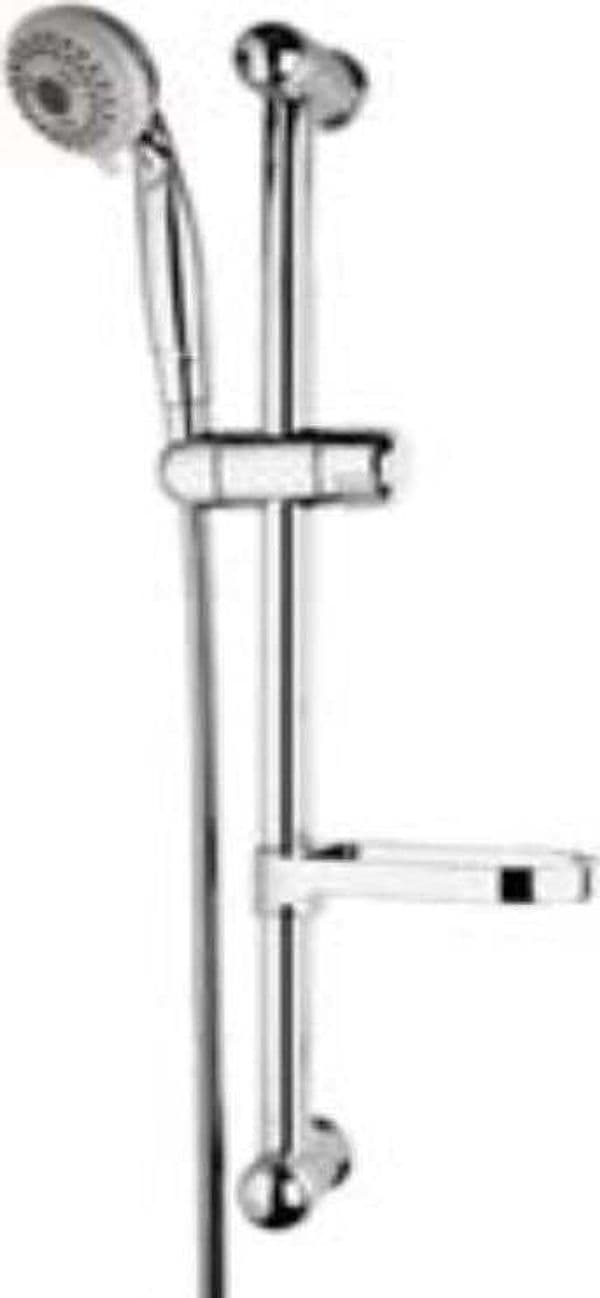 SALISCENDI-PER-DOCCIA-CON-SOFFIONE-A-3-GETTI---LUNGHEZZA-FLESSIBILE-150CM---CROMATO