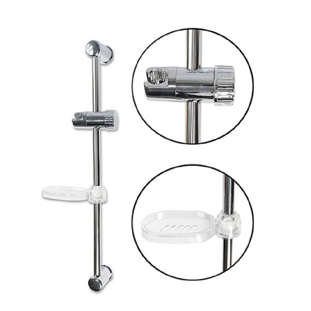Saliscendi-Per-Soffione-Doccia-Altezza-Regolabile-Con-Portasapone-60-Cm-69155