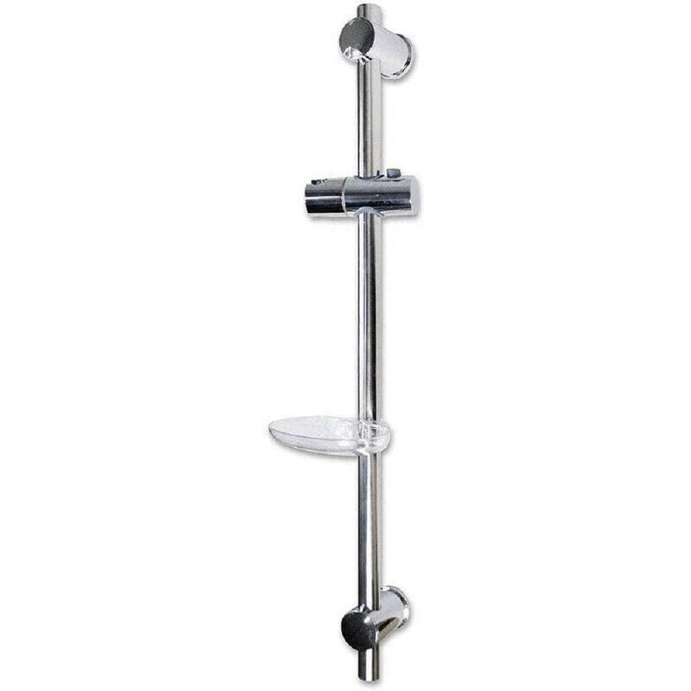 Saliscendi Per Soffione Doccia Altezza Regolabile Con Portasapone 70 Cm 69203 Accessori Doccia Trade Shop italia - Napoli, Commerciovirtuoso.it
