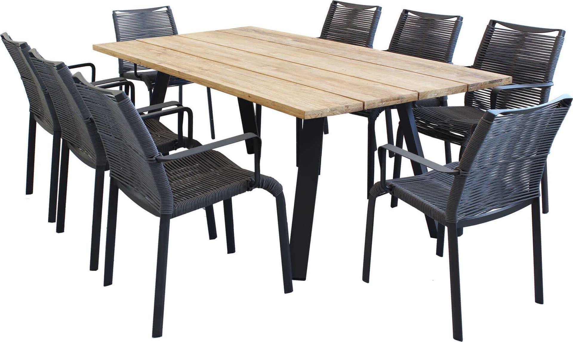 SALTUS---set-tavolo-in-alluminio-e-teak-cm-200x100x74-h-con-8-sedute-Antracite-Milani-Home
