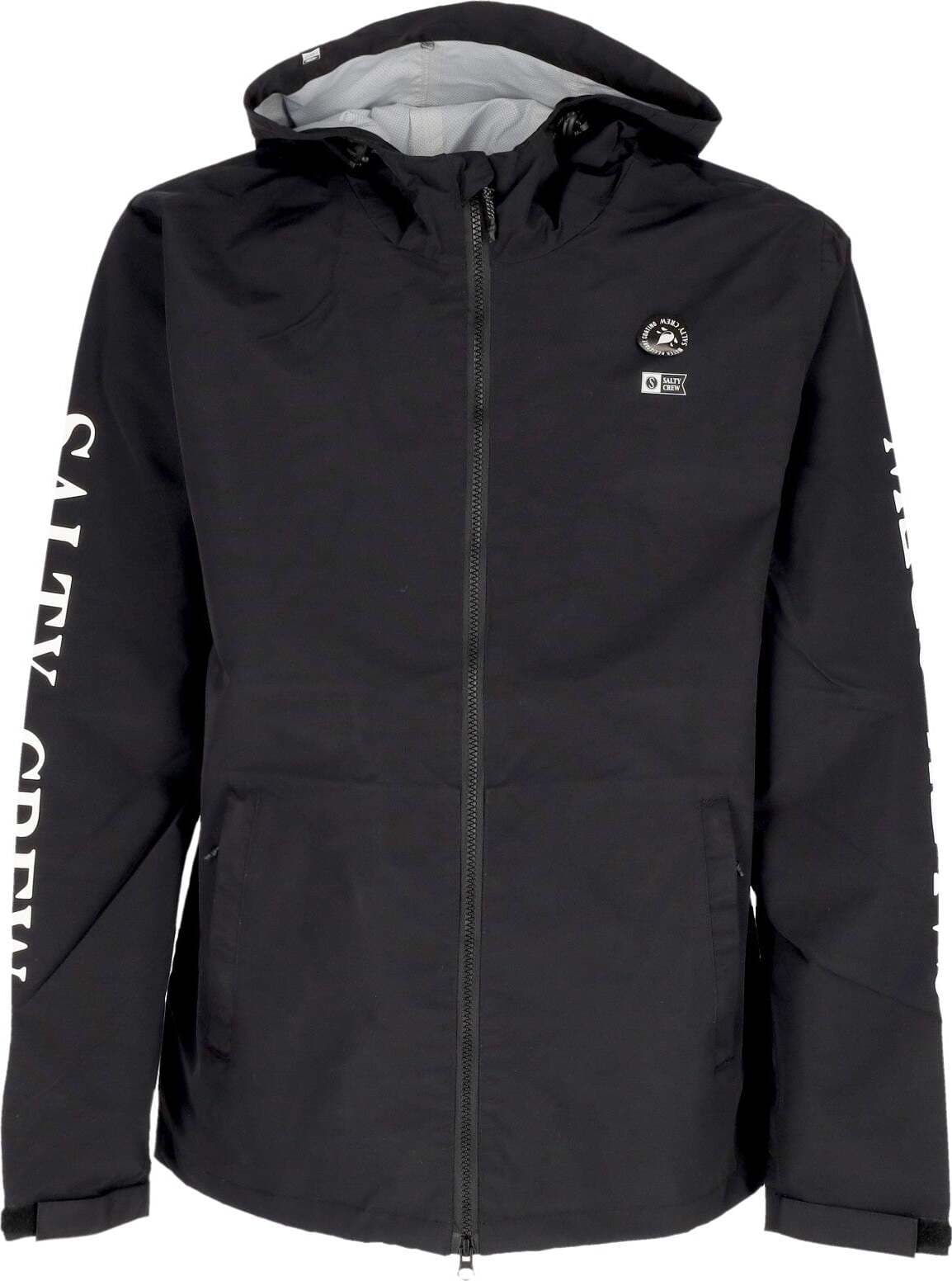 SALTY-CREW-Giacca-a-Vento-Uomo-Pinnacle-Jacket-Black-da-uomo