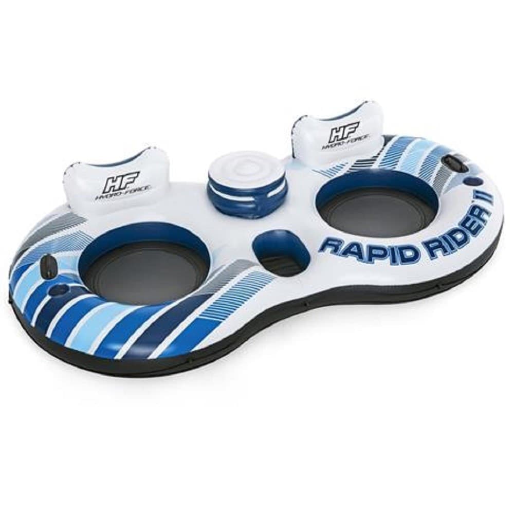 Salvagente Poltrona Gonfiabile Galleggiante Rapid Rider 2 Posti 251x132 Cm 43113 Giochi e giocattoli/Sport e giochi all'aperto/Giochi aquatici e piscine per bambini/Canotti e gonfiabili galleggianti Trade Shop italia - Napoli, Commerciovirtuoso.it