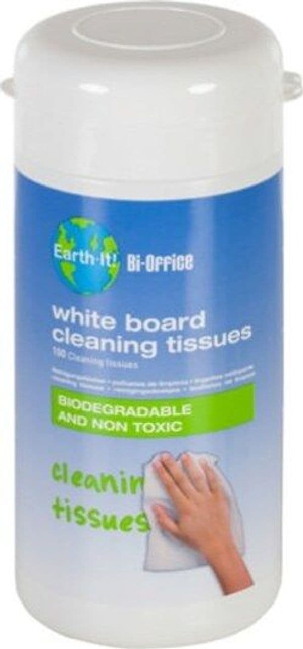 Salviette di pulizia per lavagne bianche Earth-it - Bi-Office - conf. 100 pezzi Cancelleria e prodotti per ufficio/Archivio ufficio e accessori per scrivania/Lavagne e bacheche/Cancellini per lavagna Eurocartuccia - Pavullo, Commerciovirtuoso.it