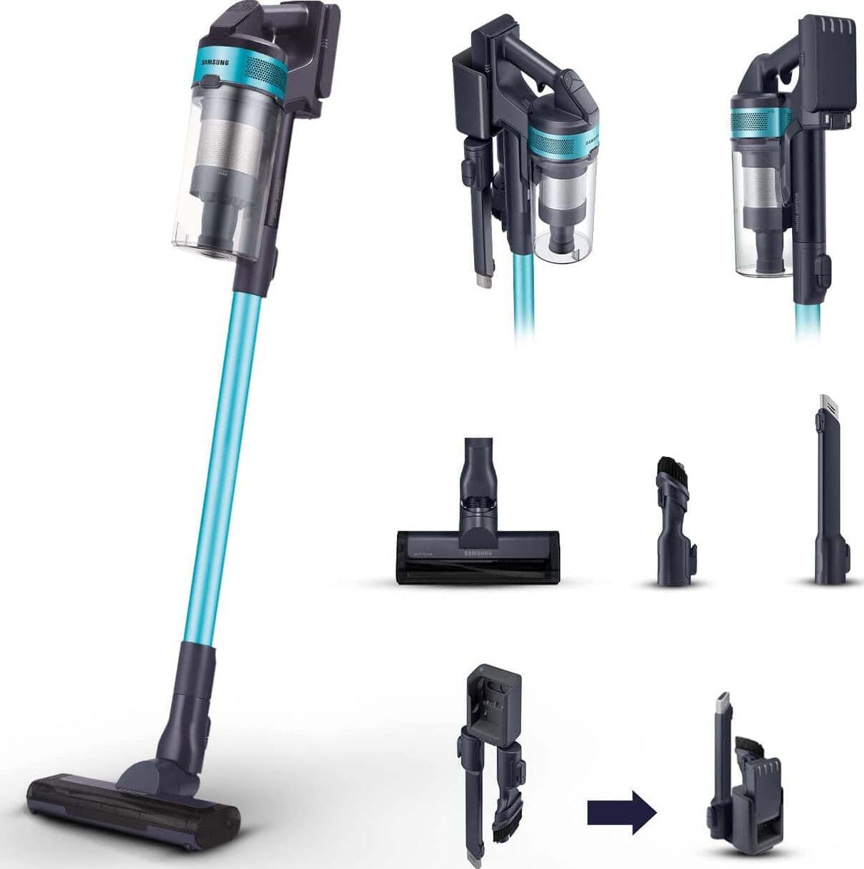 Samsung Jet 60 Turbo Vs15A6031R1/Et Scopa Elettrica Ricaricabile Senza Fili 150W MINT Casa e cucina/Aspirapolvere e pulizia di pavimenti e finestre/Aspirapolvere/Aspirapolvere robot Scontolo.net - Potenza, Commerciovirtuoso.it