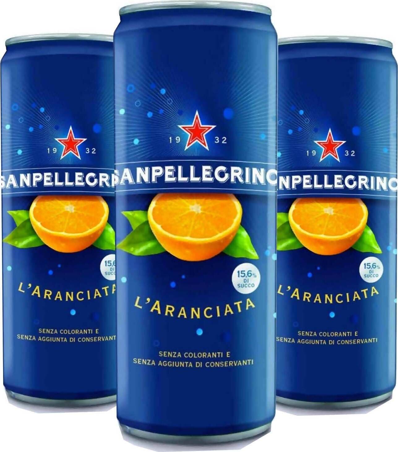San Pellegrino 24x Aranciata in Lattina Da 33 Cl San Pellegrino Aranciata Solo Arance Italiane Confezione Da 24 Pezzi Alimentari e cura della casa/Caffè tè e bevande/Bevande gassate/Limonata frizzante Franco Pausa Caffè - Albano Laziale, Commerciovirtuoso.it