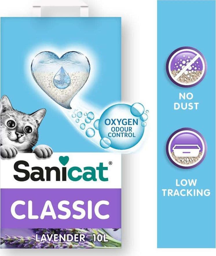 Sanicat Lettiera Assorbente Classic Lavender, 10L Prodotti per animali domestici/Gatti/Lettiere e accessori/Sabbia e lettiere Scontolo.net - Potenza, Commerciovirtuoso.it