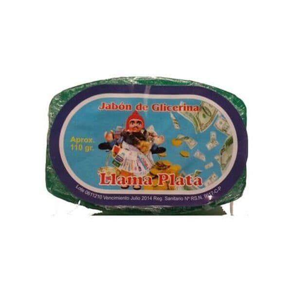 SAPONETTA ESOTERICA SANTERÍA LLAMA PLATA JABON DE GLICERINA COLORE VERDE in Saponi esoterici Agbon - Martinsicuro, commercioVirtuoso.it