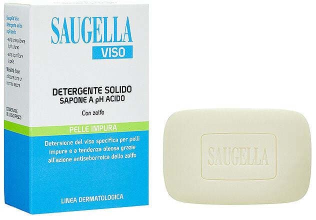 Saugella detergente viso solido zolfo 100g in Saponi Clubfarma - Melilli, commercioVirtuoso.it