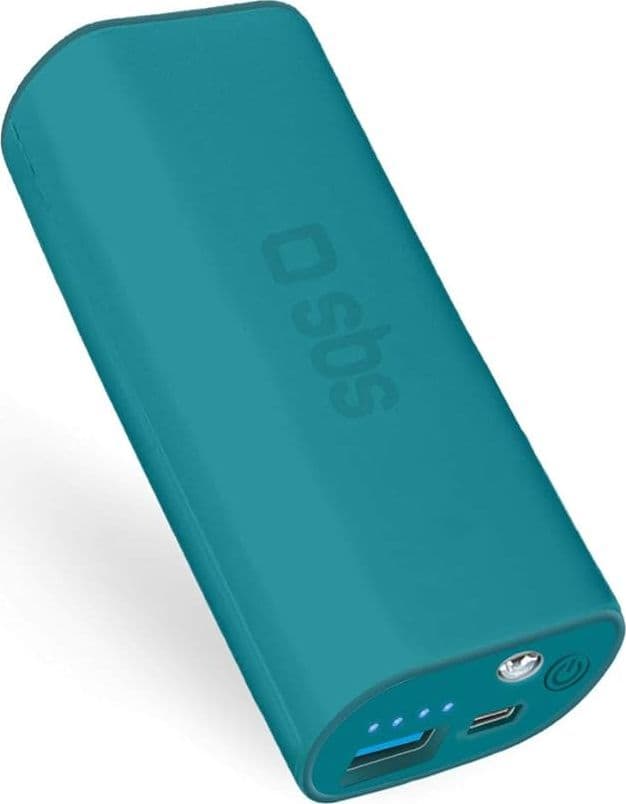 Sbs Power Bank 5000mah Petrolio Type 31445