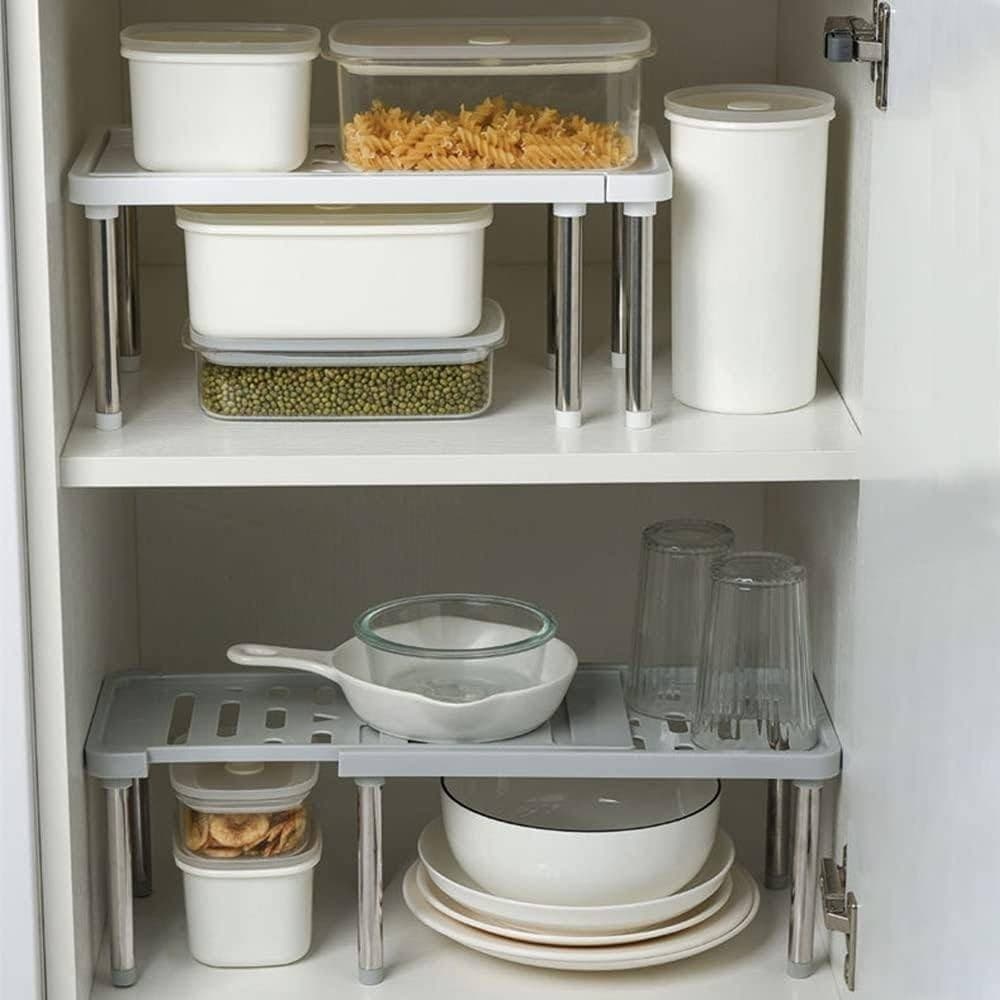 Scaffale Espandibile Per Armadietti Organizer Cucina A Scomparsa Bagno Dispensa Fai da te/Organizzazione casa e magazzini/Scaffalature Trade Shop italia - Napoli, Commerciovirtuoso.it