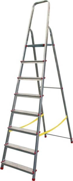 Scala domestica Stella Basic - 8 gradini - alluminio - Marchetti Fai da te/Prodotti per la costruzione/Scale/Scale multiuso Eurocartuccia - Pavullo, Commerciovirtuoso.it