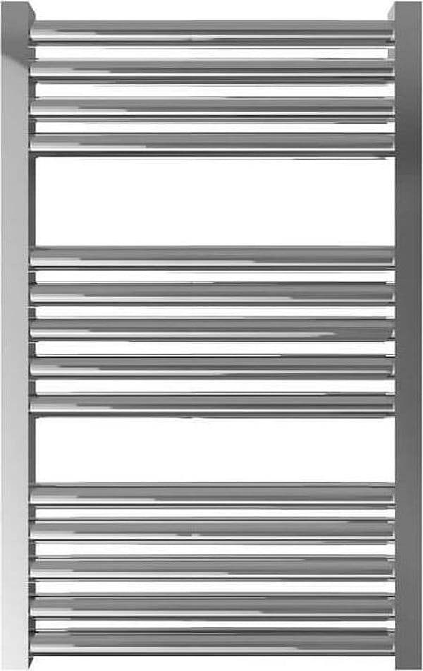 Scaldasalviette Cromato Bagno 80x60Cm Design Moderno Termoarredo Cromato Universale Fai da te/Prodotti per la costruzione/Riscaldamento e raffreddamento/Impianti di riscaldamento centralizzato e accessori/Radiatori Shopbagno.it - Roma, Commerciovirtuoso.it